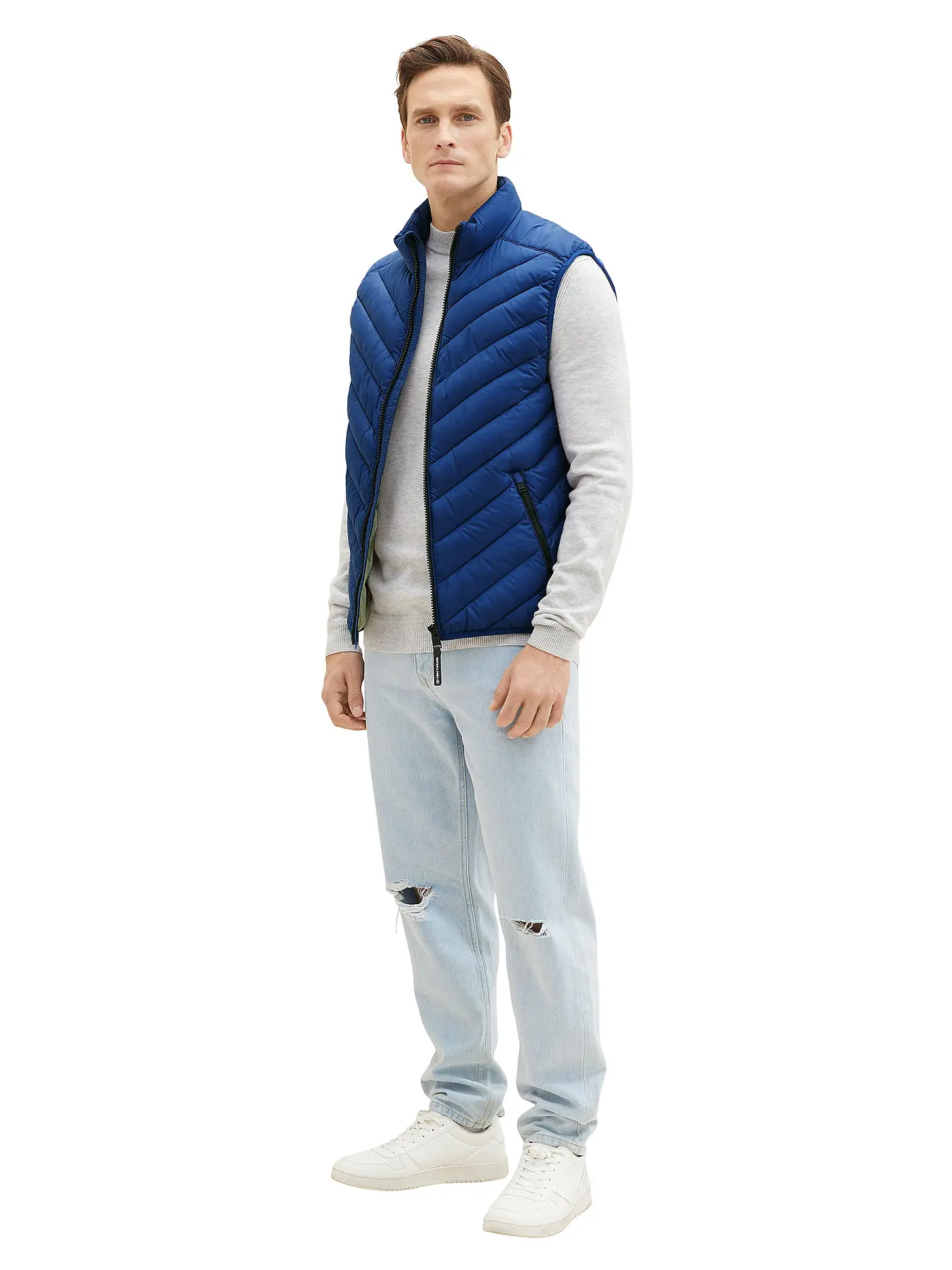 TOM TAILOR | Steppgilet | blau
